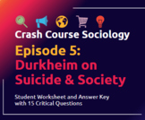 Crash Course Sociology #5: Durkheim on Suicide & Society S