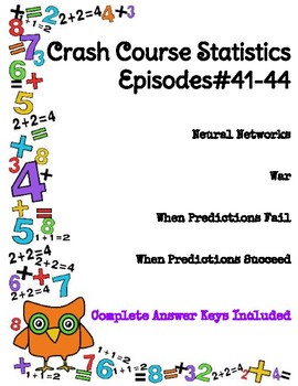 Preview of Crash Course Statistics #41-44 (Neural Networks, Turing, Codes, Predictions)
