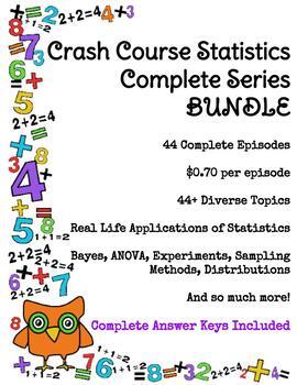 Preview of Crash Course Statistics COMPLETE SERIES BUNDLE ~ Distance Learning