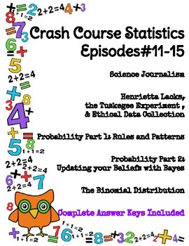 Preview of Crash Course Statistics Episodes 11-15 (Ethical Data Collection, Binomial Dist.)