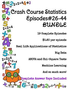 Preview of Crash Course Statistics Episodes #26-44 BUNDLE