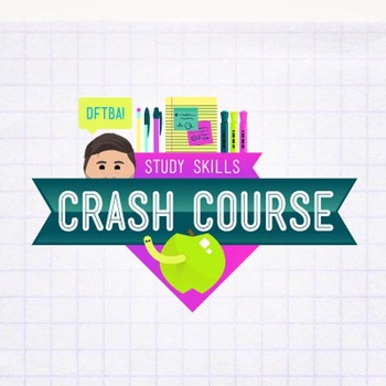 Preview of Crash Course Study Skills Worksheet & Answer Key Bundle