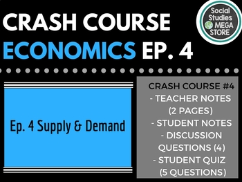 Preview of Supply and Demand: Crash Course Economics #4