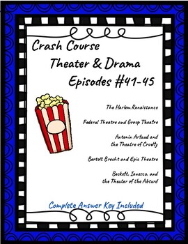 Preview of Crash Course Theater #41-45 (Harlem Renaissance, Absurd/Epic Theater, Artaud)