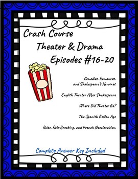Preview of Crash Course Theater Episodes #16-20 (Shakespeare, Spanish and French Theater)
