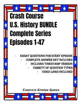 Preview of Crash Course U.S. History COMPLETE SERIES BUNDLE ~ Distance Learning