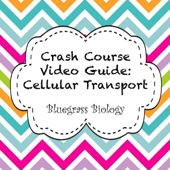 Preview of Crash Course Video Guide: Cellular Transport