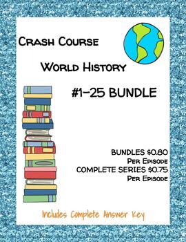 Preview of Crash Course World History #1-25 BUNDLE