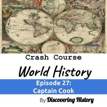 Preview of Crash Course World History: Captain Cook Worksheet