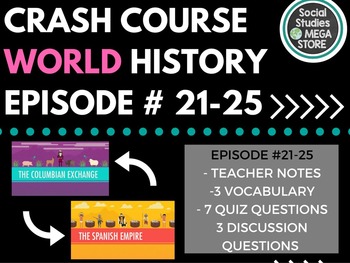 Preview of Crash Course World History Ep. 21-25