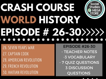 Preview of Crash Course World History EP. 26-30