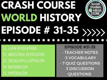 Preview of Crash Course World History Ep. 31-35