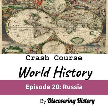 Preview of Crash Course World History: Russia Worksheet