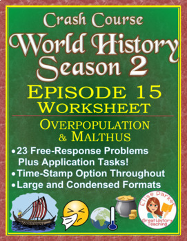 Preview of Crash Course World History SEASON 2 Episode 15 WS: Overpopulation & Malthus