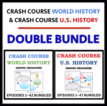 Preview of Crash Course World History & U.S. History - DOUBLE BUNDLE