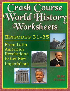 Preview of DISTANCE LEARNING Crash Course World History Worksheets Episodes 31-35 BUNDLE