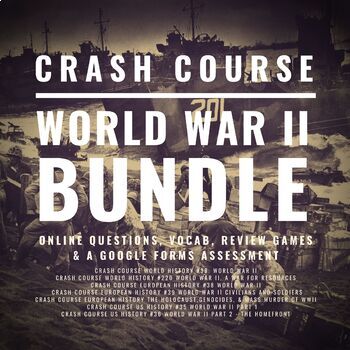 Preview of Crash Course World War II Bundle 