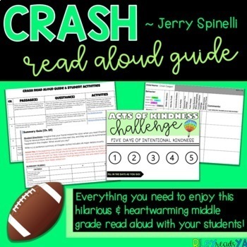 Preview of Crash ~ Jerry Spinelli READ ALOUD GUIDE