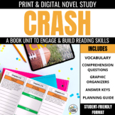 Crash Novel Study Bundle: Print & Digital Literature Guide