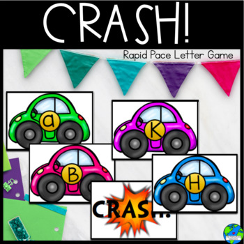 Preview of Crash! Rapid Pace Letter & Sound  game in English & Spanish