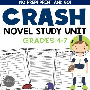 Preview of Crash by Jerry Spinelli Novel Study Unit