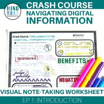 Preview of CrashCourse Navigating Digital Information Introduction (ep 1)