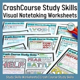 CrashCourse Study Skills Worksheet Bundle | Study Skills W