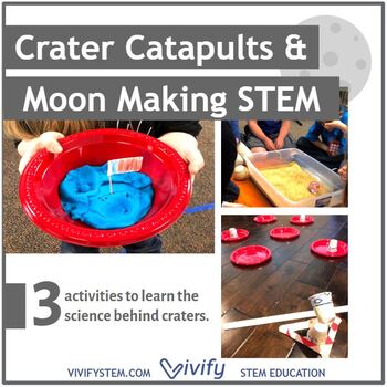 Preview of Crater Catapults and Moon Science STEM