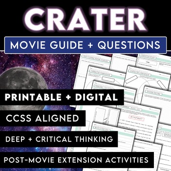 Preview of Crater | Movie Guide + Questions | Social Emotional Activities Digital Printable