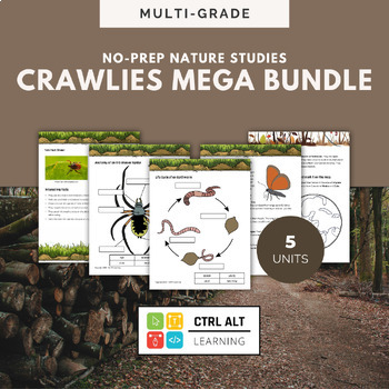 Preview of Crawlies Multi-Grade Unit Study Bundle
