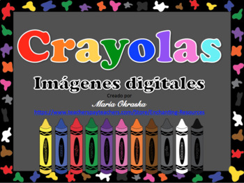 Crayolas ~ Imágenes digitales by Enchanting Resources