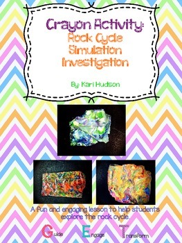 Preview of Crayon Activity: Rock Cycle Simulation Investigation