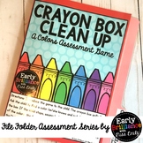 Crayon Box Clean Up! File Folder Assessment Game [Colors]