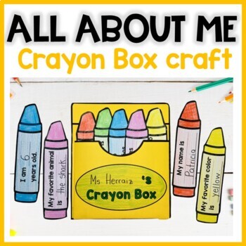 Crayon Box Craft Color Craft Back to School Craft