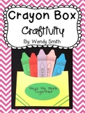Crayon Box Craftivity:  A Team Building Activity (Back to 