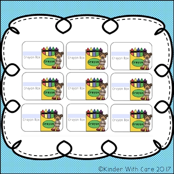 crayon box labels  Crayon box, Dollar tree classroom, Classroom planning