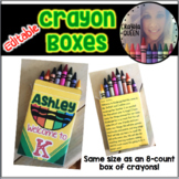 Crayon Box Template FREEBIE