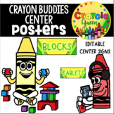 Crayon Buddies Center Posters