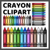 Crayon Clip Art for Commercial Use (350 IMAGES)