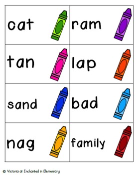 Crayon Clean-Up Phonics: Short Vowel Bundle by Enchanted in Elementary
