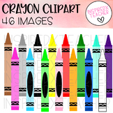 Crayon Clipart - InspiredxTeacher Clipart