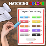 Crayon Color Match Activity | Learning Colors | Sorting by