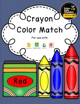 Preview of Product Description Sample: Crayon Color Match (Digital for Google)