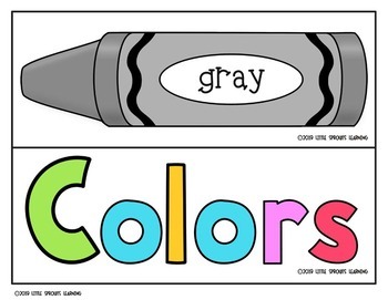 Crayon Color Posters Classroom Decor by Little Sprouts Learning | TpT