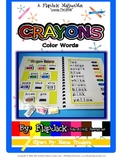 Crayon Color Words MagnetMat Fun
