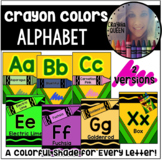 Crayon Colors Alphabet