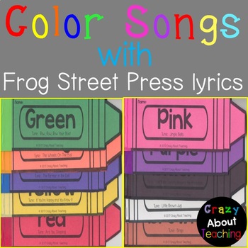 Preview of Crayon Colors (with Frog Street Press lyrics)