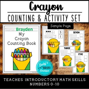 0-12) Counting Crayons Clip Art - Sequence, Counting & Math Clip