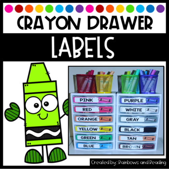 Preview of Crayon Drawer Labels