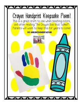 Tippytoe Crafts: Handprint Crayon Boxes